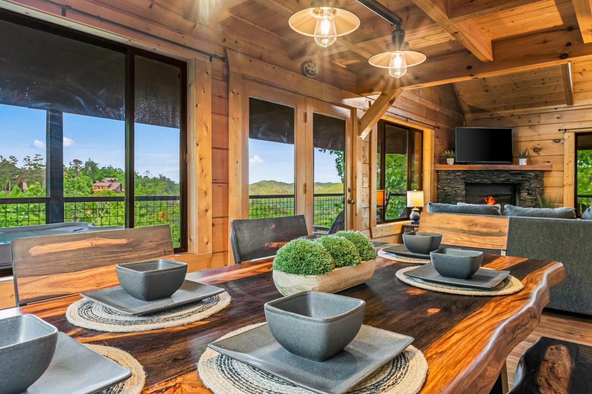 Dawns View Villa Sevierville Ruang foto