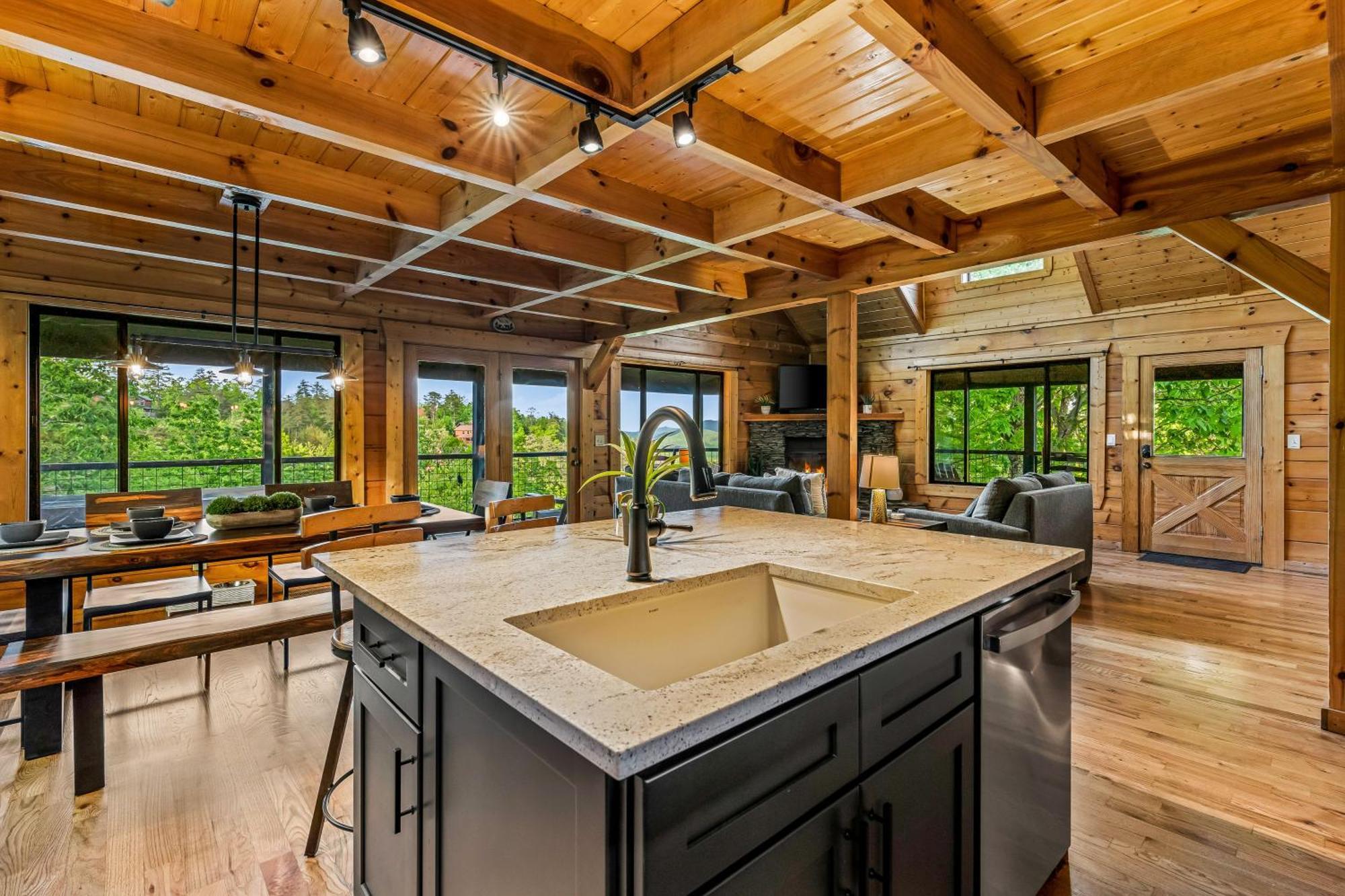 Dawns View Villa Sevierville Ruang foto
