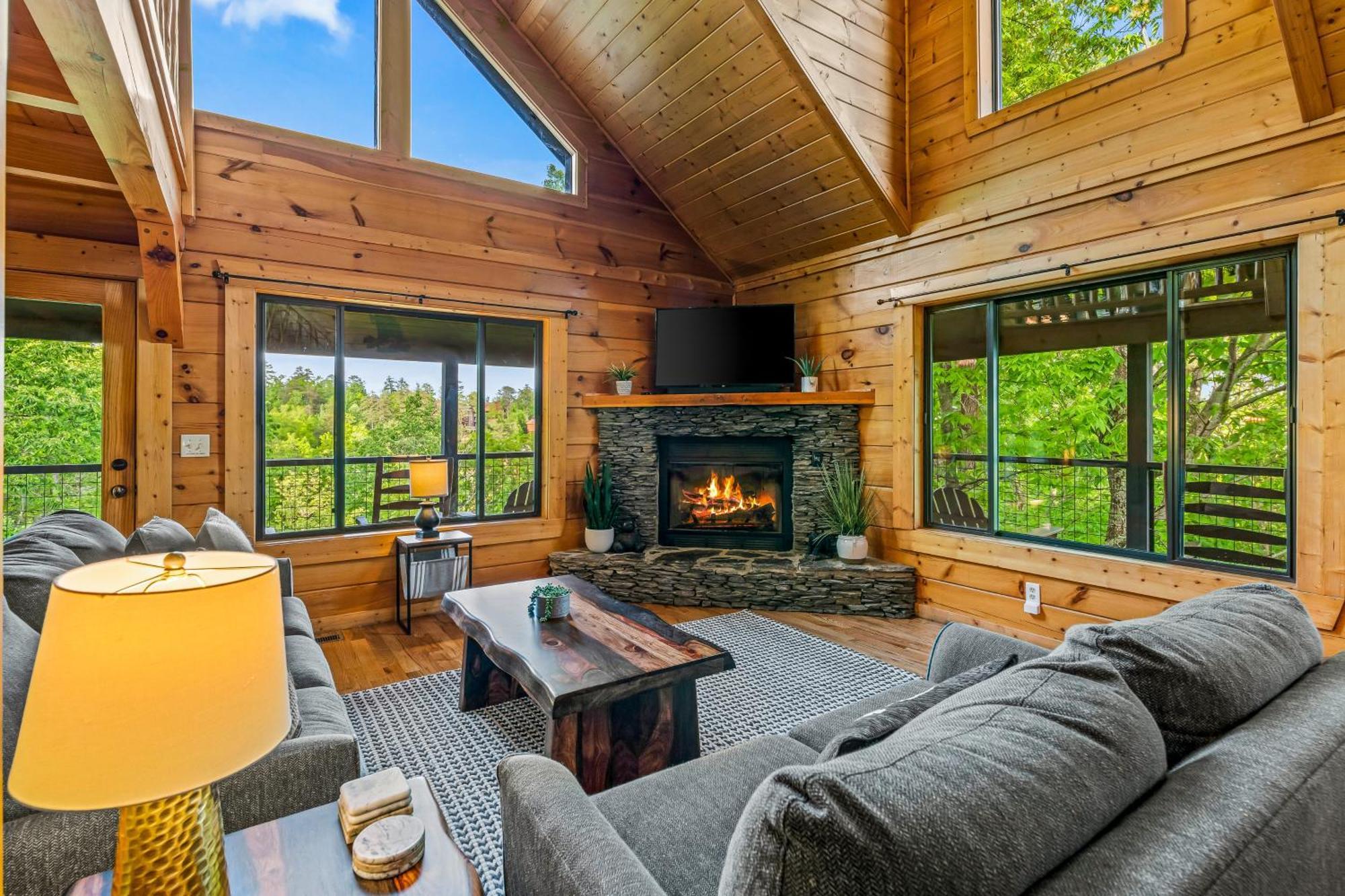 Dawns View Villa Sevierville Ruang foto