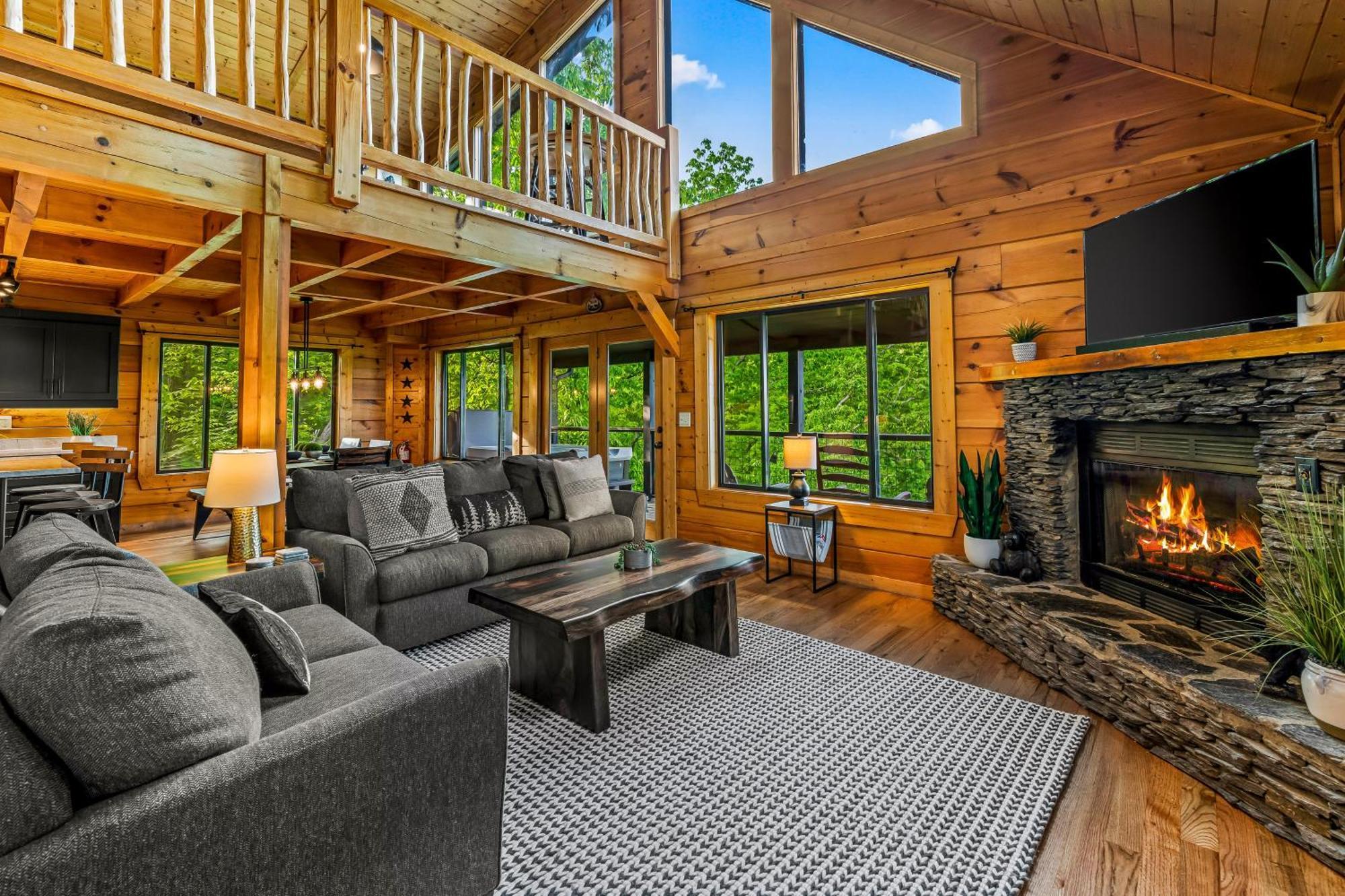 Dawns View Villa Sevierville Ruang foto