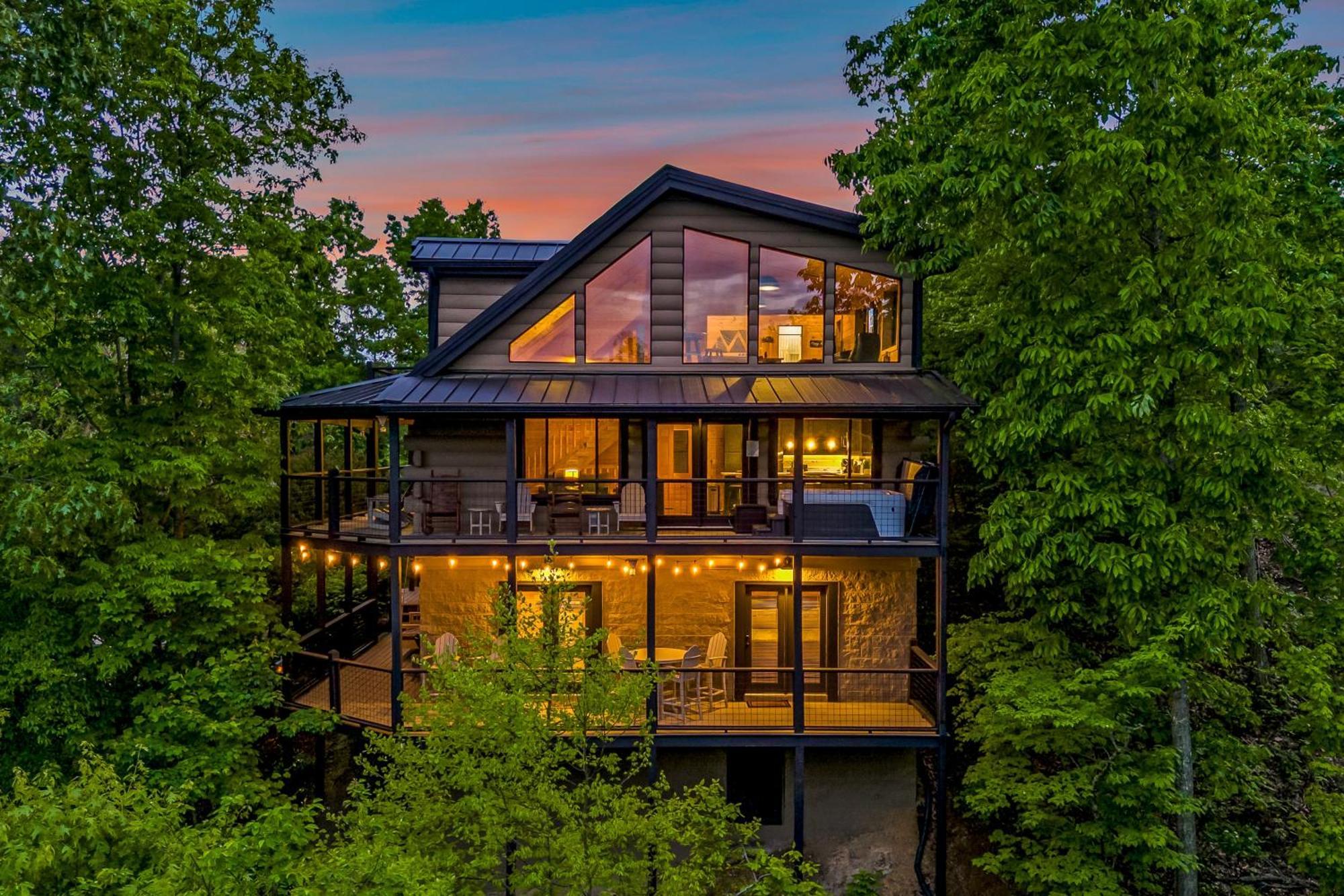 Dawns View Villa Sevierville Ruang foto